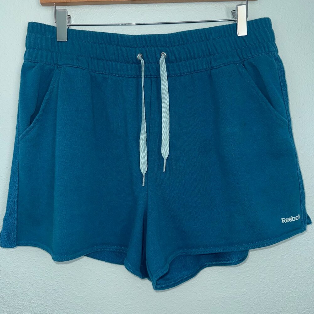Reebok Teal Elastic Waist Athletic Shorts Size XXL‎